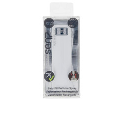 STYLE refillable perfume atomizer white 120 sprays 75 ml