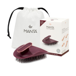 HEALTHY HAIR BRUSH ultra gentle burgundy rose gold 1 pz