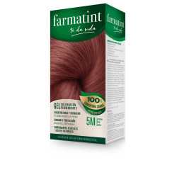 FARMATINT gel coloracion permanente 5m castano claro caoba