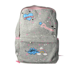 MOCHILA DE TELA con gorro 1 pz
