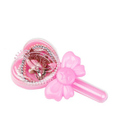 ACCESORIOS EN CAJITA CON FORMA DE PIRULETA CORAZoN lote 7 pz