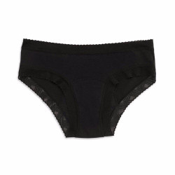 KIWITAS DOBLE BLONDA braguitas menstruales negro S
