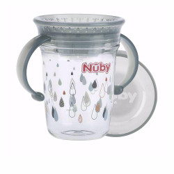 TAZA MaGICA asas de Tritan 6m gris 240 ml