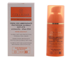 CREMA ROSTRO bronceadora proteccion global antiedad SPF30 50