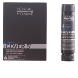 HOMME COVER 5 coloration gel sans amoniaque 4 3 x 50 ml