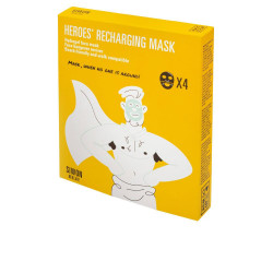 HEROES RECHARGING MASK hydrogel face mask 4 x 30 gr