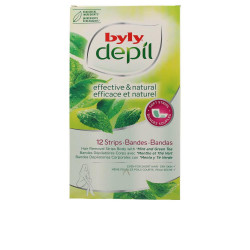 DEPIL bandas corporales menta y te verde 12 uds