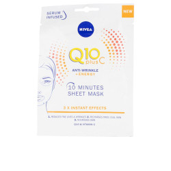 Q10 VITAMINA C anti arrugasenergizante mascarilla facial