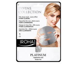 PLATINUM tissue hydra glowing face mask 1 use
