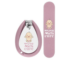 MINI CURE CUIDADO UyAS BEBeS ROSA LOTE 2 pz
