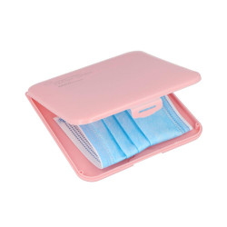 CAJA PORTA MASCARILLAS rosa
