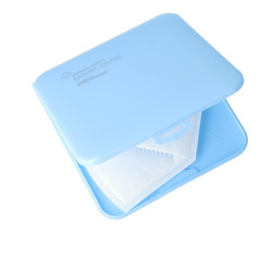 CAJA PORTA MASCARILLAS azul