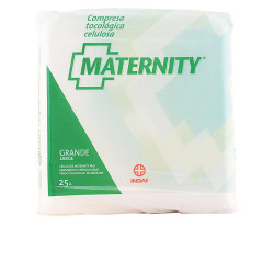 MATERNITY compresa celulosa anatomica grande 25 uds
